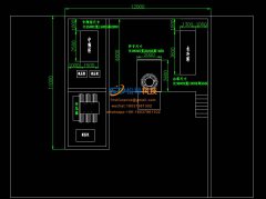 1 ton medium frequency induction furnace installation layout