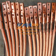 Medium frequency furnace water cooled cable