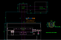 Layout drawing of round steel induction heating furnace